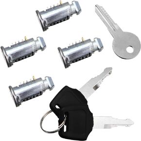 لـ Thule Lock Cores 4 Pack، لاستبدال مفتاح Thule، أسطوانة المفاتيح لحامل دراجة Thule، ورفوف السقف، ورف التزلج، والقضبان المتقاطعة، والأبراج، ورف الكاياك وما إلى ذلك، استبدال جميع منتجات Thule، ضمان لمدة 10 سنوات in Kuwait