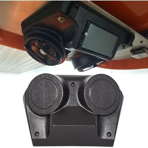 HECASA Universal Overhead Console Stereo Radio Cover Compatible with Golf Cart UTV Polaris RZR 800, 570, RZR-4, XP1K Arctic Cat, John Deere, Kawasaki Mule, Can Am, Yamaha