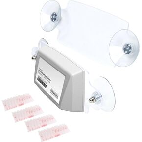 Kyostar EZ Pass Holder for Most US States Toll Pass Windshield Mount Pass Holder Easy to Install and Remove with Strong Suction Cups and 4pcs Mounting Strips