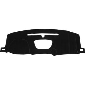 Dashboard Dash Cover Compatible for Chevy Silverado 2019-2022, Durable Polyester Black Front Dash Cover Mat