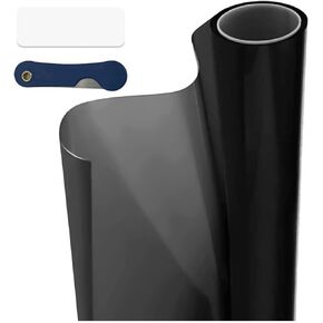 Car Window Tint Film for Auto Sun Shade Roll Width 30"×Length 20Ft Universal Dark Vinyl Protection Film with 20% VLT, Privacy Sunlight Heat UV Block Protection & Scratch Resistant (20% Vlt/30×20ft)