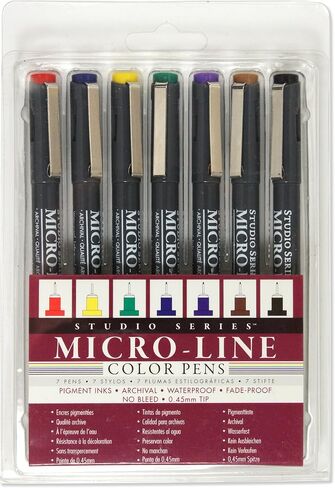 Studio Series Colored Micro-Line Pen Set (Set of 7) in Saudi Arabia