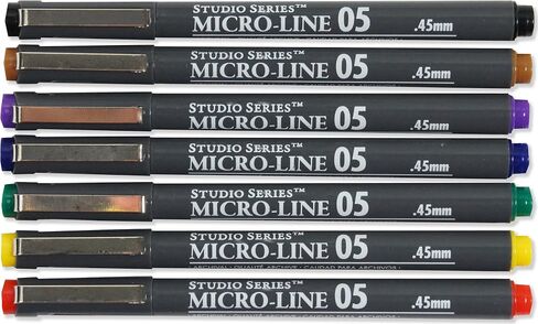 Studio Series Colored Micro-Line Pen Set (Set of 7) in Saudi Arabia