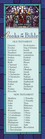 Books of the Bible Bookmark (Pkg of 25) in Saudi Arabia