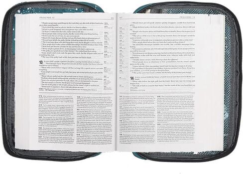 Bible Cover for Girls Bible Case Kids with Pockets Zip Study Bible Bag Childrens Good Holy Book Carrier Child Scripture Pouch Protector Organizer Gift for Daughter Standard Size Christmas Gift in Saudi Arabia
