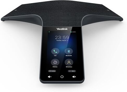 Yealink CP965 ميكروفون لاسلكي حساس للمس HD IP هاتف مؤتمر، CPW65 DECT Duo ميكروفون توسيع DECT اللاسلكي، شاشة 5 بوصة متعددة اللمس in Saudi Arabia