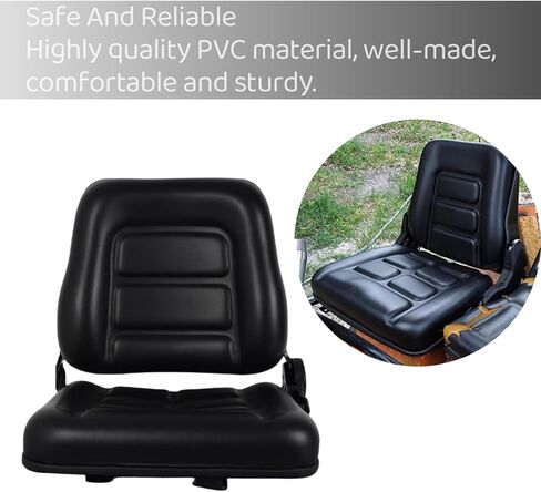 مقعد رافعة شوكية قابل للطي مع زاوية خلفية قابلة للتعديل، مقعد جرار عالمي مقاوم للماء من مادة PVC in Kuwait