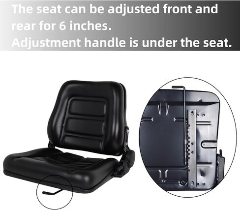 مقعد رافعة شوكية قابل للطي مع زاوية خلفية قابلة للتعديل، مقعد جرار عالمي مقاوم للماء من مادة PVC in Kuwait