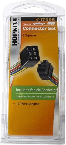 Hopkins Towing Solutions 47995 6-Pole Square Set (with 12" Vehicle Connector and 12" Trailer Connector) in Saudi Arabia