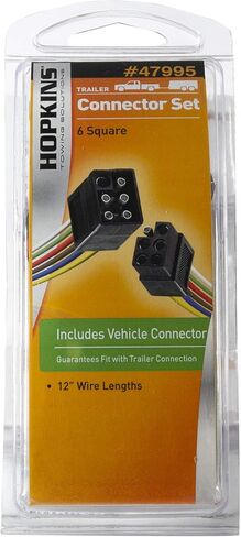 Hopkins Towing Solutions 47995 6-Pole Square Set (with 12" Vehicle Connector and 12" Trailer Connector) in Saudi Arabia