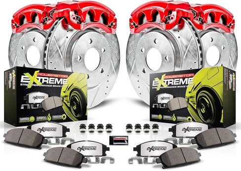 Power Stop KC1544-26 Front & Rear Z26 Street Warrior Brake Kit Chevrolet Oldsmobile in Saudi Arabia