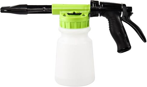 Foam Cannon for Garden Hose，Adjustment Ratio Dial Foam Gun,Car Wash Soap Spray Foamer Yellow in Saudi Arabia