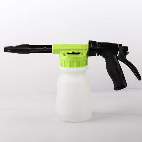 Foam Cannon for Garden Hose，Adjustment Ratio Dial Foam Gun,Car Wash Soap Spray Foamer Yellow in Saudi Arabia