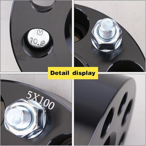 4PCS 1.5inch 5x100mm Flange Hubcentric Wheel Spacers with 12x1.5 Studs 54.1mm Bore Compatible for Toyot-a Celica Corolla Scion xD tC in Saudi Arabia