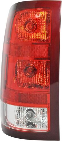 Dependable Direct Passenger Side (RH) Tail Light Assembly For 2007-2013 GMC Sierra 1500 (SL, SLE, SLT, WT) - 2007-2010 GMC Sierra 2500 HD - GM2801208 - Includes Bulb in Kuwait