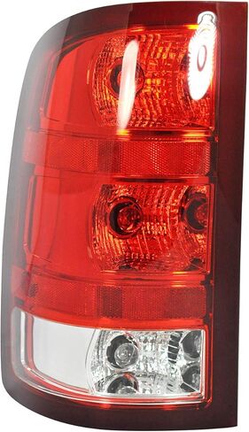Dependable Direct Passenger Side (RH) Tail Light Assembly For 2007-2013 GMC Sierra 1500 (SL, SLE, SLT, WT) - 2007-2010 GMC Sierra 2500 HD - GM2801208 - Includes Bulb in Kuwait