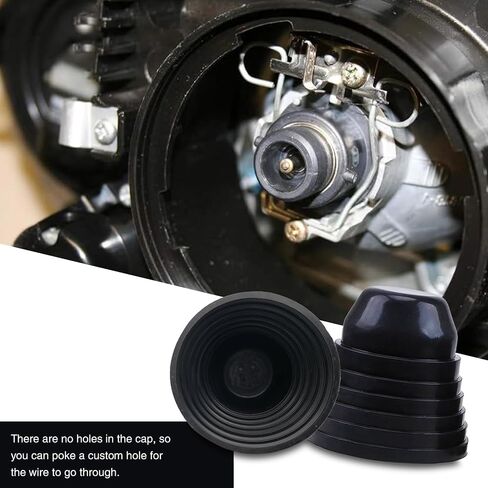 2 PCS Car Light Bulb Plug, Fog Light Socket Connector, H11 Light Bulb Plug with Wiring Harness, Vehicle Parts, Universal for Most Cars, Trucks, SUVs (Black #913) in Saudi Arabia
