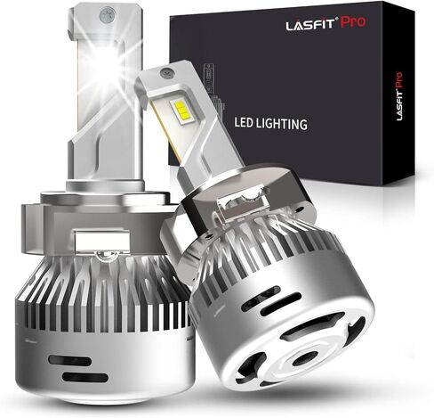 مصباح LASFIT Custom Pro-MB2 - H7 لسيارة Mercedes-Benz Volkswagen مع قابس محول التجنيب والتشغيل (عبوة من 2) in Kuwait