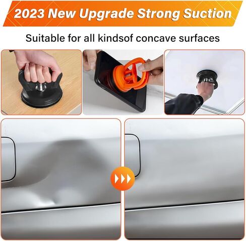 دنت مجتذب، 3 حزمة سيارة دنت بولير شفط كأس دنت بولير سيارة دنت إزالة عدة أداة إزالة دنت وإصلاح دنت عدة مقبض رافع لجسم السيارات والزجاج والشاشة ورفع البلاط والأشياء المتحركة in Kuwait
