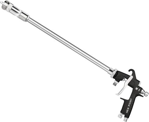 100cm Extension Long Pole Spray Angle Air Spray Gun - Pressure Feed Paint Gun High Efficiency for House Automotive Painting (Nozzle Size 1.8mm, 180 Rotatable) in Saudi Arabia