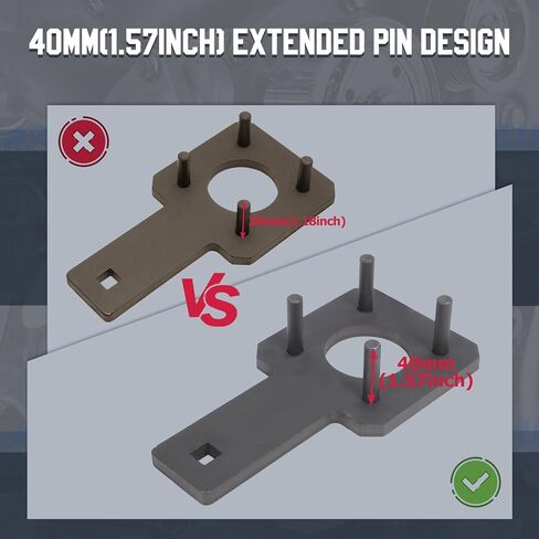 أداة حامل مفتاح ربط العمود المرفقي من PLAYOCCAR متوافقة مع VW Routan Dodge Chrysler Ram 3.6L 3.2L 3.0L، OEM 10198A، دبوس ممتد 40 مم وتصميم فولاذي عالي التحمل in Kuwait