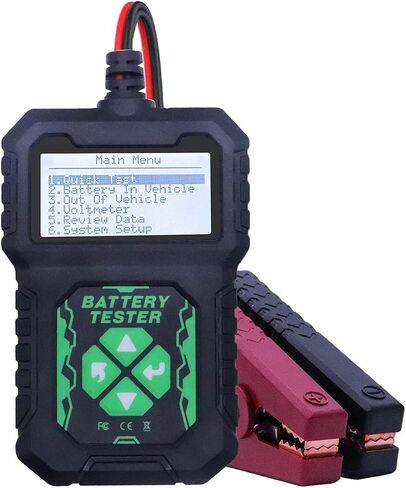 CARTMAN 12V Car Battery Alternator Tester, Test Battery Condition & Alternator Charging, LED Indication in Saudi Arabia