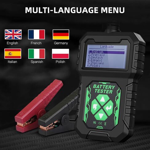 CARTMAN 12V Car Battery Alternator Tester, Test Battery Condition & Alternator Charging, LED Indication in Saudi Arabia