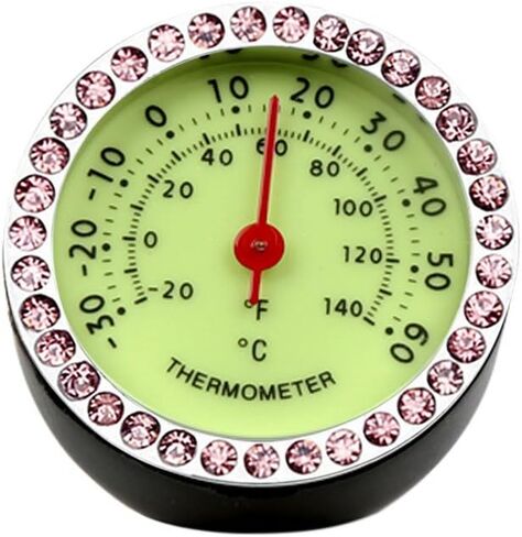 ميزان حرارة لوحة قيادة السيارة - ميزان حرارة صغير لتزيين فتحة تهوية السيارة in Kuwait