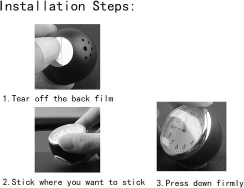 ميزان حرارة لوحة قيادة السيارة - ميزان حرارة صغير لتزيين فتحة تهوية السيارة in Kuwait