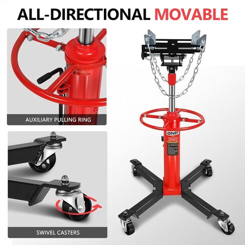 DNA MOTORING Hydraulic Transmission Jack - 1/2 Ton 1100 lbs Capacity High Lift Telescoping Floor Jack Stand,33"-70" Lifting Range,TOOLS-00320 in Saudi Arabia