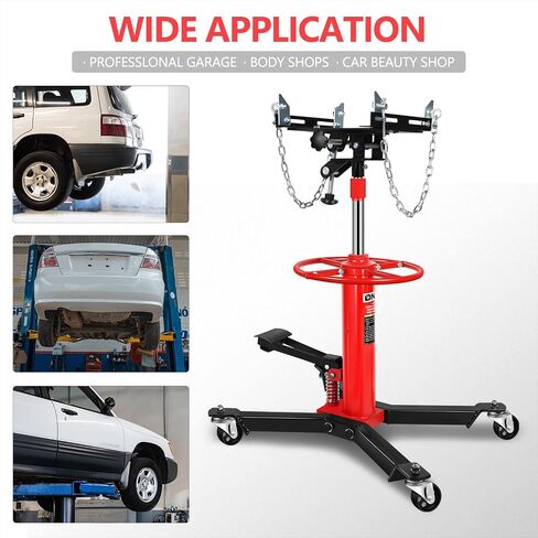DNA MOTORING Hydraulic Transmission Jack - 1/2 Ton 1100 lbs Capacity High Lift Telescoping Floor Jack Stand,33"-70" Lifting Range,TOOLS-00320 in Saudi Arabia
