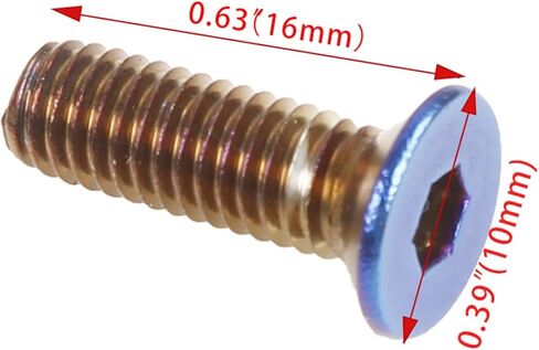 RASTP Steering Wheel Screw Kit,8Pcs (Black, Style2) in Kuwait