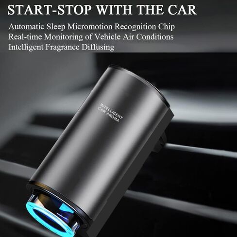 معطر هواء السيارة الذكية مع ثلاثة رائحة قابلة للتعديل، Aromatizante para Carro Inteligente رائحة السيارة الذكية (ناشر + 3 قطع للرجال) in Kuwait