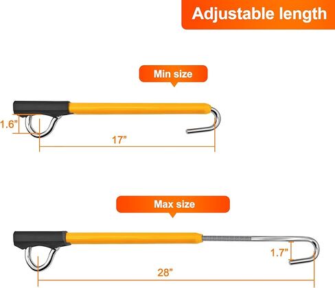 KAYCENTOP عجلة قيادة السيارة إلى قفل دواسة الفرامل، منتجات أمان السيارة العالمية، قفل السيارة التلقائي القابل للسحب، جهاز مضاد للسرقة للسيارة، طول قابل للتعديل، 3 مفاتيح، لسيارة شاحنة SUV Van in Kuwait