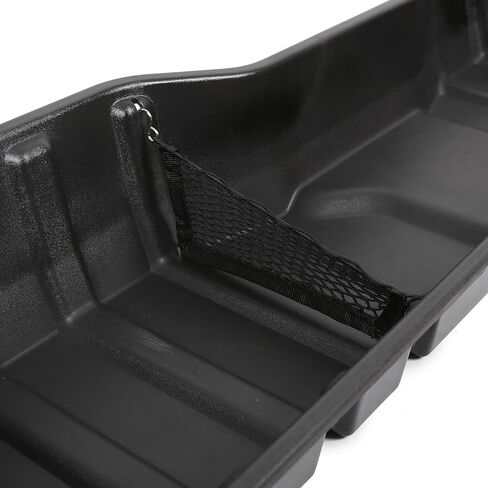 ECOTRIC Under Seat Storage Box Compatible with Crew Cab 2007-2019 Silverado/Sierra 1500 / 2500HD / 3500HD Under Seat Storage Container Replacement for #23183674 in Saudi Arabia