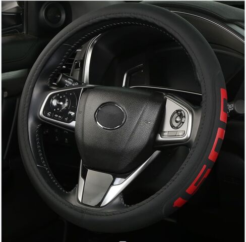 Microfiber Leather Steering Wheel Cover Steering Wheel Cover 15-16.5Inch fit Dodge Challenger Charger Durango Avenger in Kuwait