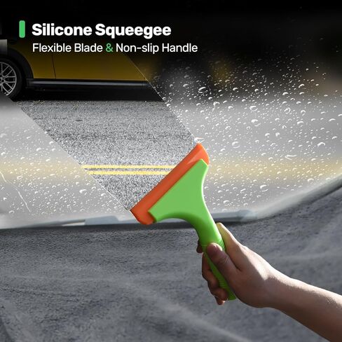 مجموعة تظليل النافذة للنافذة الخلفية للسيارة [ممسحة البلدوزر] [ممسحة مجداف الغسيل] - أدوات تظليل النافذة مع ممسحة تظليل النافذة، ممسحة صغيرة لتثبيت فيلم التلوين in Kuwait