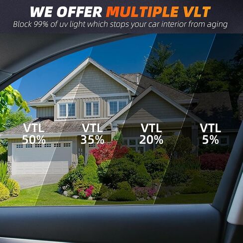 1PLY HD Carbon 20% VLT Window Tint Film for Cars and Home 36" X 30FT & Installation Tools,Fit Privacy Window Tint for Cars or Home Blocks UV/IR Rays, Heat & Glare,Scratch Resistance in Saudi Arabia