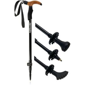 Ultralight Trekking Pole – Quick-Lock Anti-Shock Hiking Stick, Adjustable for Hiking & Backpacking – Cork Grip & Tungsten Tips (Aluminum Alloy, Collapsible) in Saudi Arabia