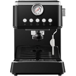 Espresso Machine 20 Bar, Upgraded 1300W Espresso Maker with Milk Frother Steam Wand, Semi-Automatic Espresso Coffee Machines for Home, for Cappuccino, Latte, 50oz Removable Water Tank (white) in Saudi Arabia