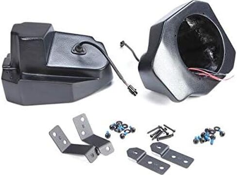 Kicker 45KM654L 6.5" LED Marine Speakers and Front 6.5in Speaker Pods Compatible with Polaris Ranger XP1000 2018-2024 in Saudi Arabia