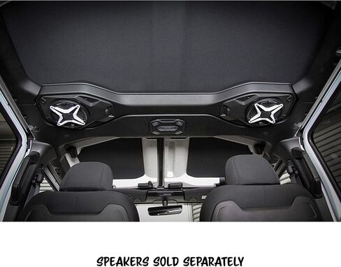 Kicker 48kmxl65 6.5 "مكبرات صوت بحرية محملة بالقرن ومحولات 6.5 بوصة متوافقة مع Jeep JL & JT 2018-2023 in Saudi Arabia