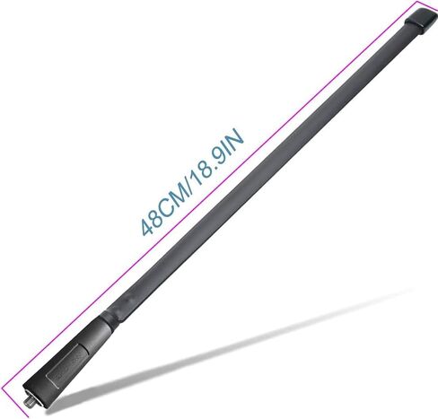 2 حزمة baofeng الهوائي VHF/UHF 18.8 بوصة 144/430 ميجا هرتز راديو هوائي قابلة للطي قابلة للطي لـ UV-5R ، 5RPlus ، BF-F8HP ، BF-888S ، BF-888S EX ، 5RX3 ، 3RPLUS ، H777 ، BF-F8HP ، 5RA ، 5RE in Saudi Arabia