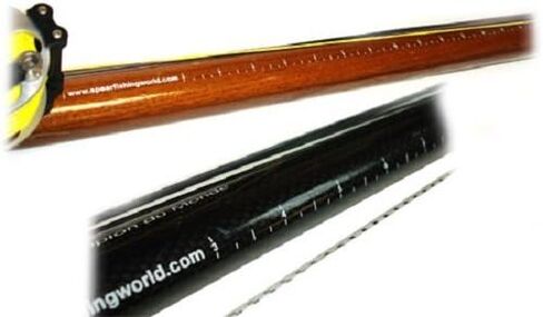 Fish Ruler Sticker/Decal for Speargun or Fishing Rod - Measure Your Fish Before Getting it on The Boat in Saudi Arabia