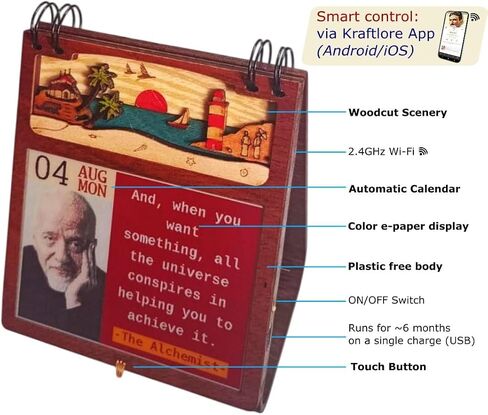 Mana clue eReader for Inspirational Quotes و Smart Digital Desk Salendar in Saudi Arabia