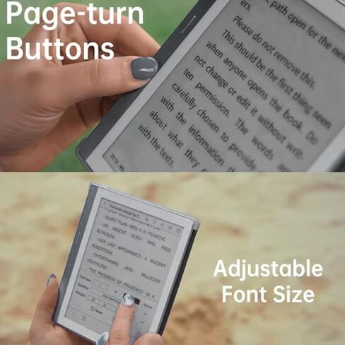 e reader ، 5.76 HD HD Touchscreen Book Book Reader مع WiFi & Bluetooth ، 1GB RAM 32GB ROM 198ppi tablet مع فتحة بطاقة تخزين صغيرة ، لنظام Android (رمادي) in Saudi Arabia