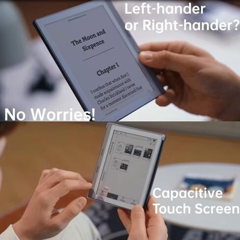 e reader ، 5.76 HD HD Touchscreen Book Book Reader مع WiFi & Bluetooth ، 1GB RAM 32GB ROM 198ppi tablet مع فتحة بطاقة تخزين صغيرة ، لنظام Android (رمادي) in Saudi Arabia