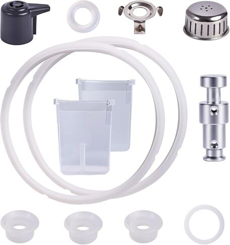 13 Pcs Sealing Ring 5, 6 Qt,For Duo Plus 6 Quart Electric Pressure Cooker Valve Replacement Parts With Include Silicone Gasket Steam Release Valve Float Valve Anti-Block Shield Condensation Collector in Saudi Arabia