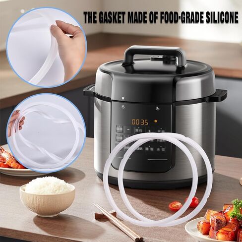 13 Pcs Sealing Ring 5, 6 Qt,For Duo Plus 6 Quart Electric Pressure Cooker Valve Replacement Parts With Include Silicone Gasket Steam Release Valve Float Valve Anti-Block Shield Condensation Collector in Saudi Arabia
