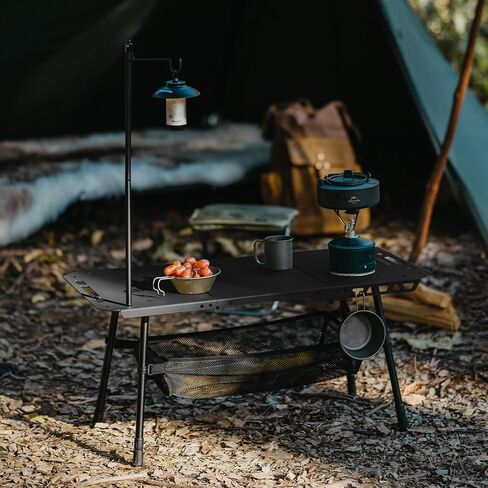 طاولة التخييم التكتيكية NatureHike مع ارتفاع قابل للتعديل ، طاولة قابلة للطي خفيفة الوزن مع حقيبة حمل للتخييم ، وبعثات السفر ، والمشي لمسافات طويلة ، والنزهات ، والشواء ، والرحلات الشاطئية in Saudi Arabia